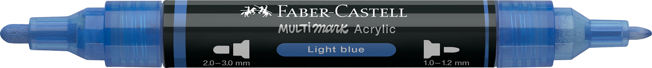 Marker acrilic multimark cul. 140 albastru deschis faber-castell [1]