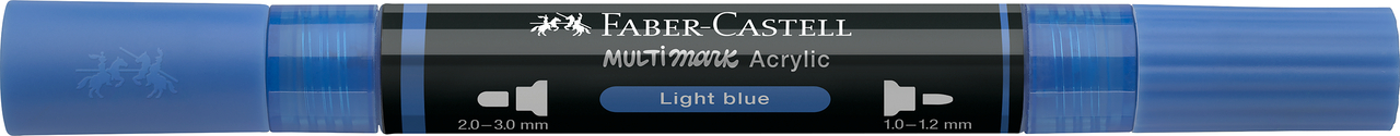 Marker acrilic multimark cul. 140 albastru deschis faber-castell [2]