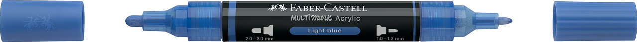 Marker acrilic multimark cul. 140 albastru deschis faber-castell [3]