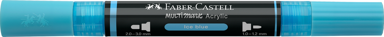Marker acrilic multimark cul. 148 bleu ice faber-castell [3]