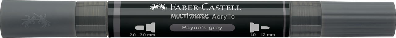 Marker acrilic multimark cul. 181 gri payne faber-castell [2]