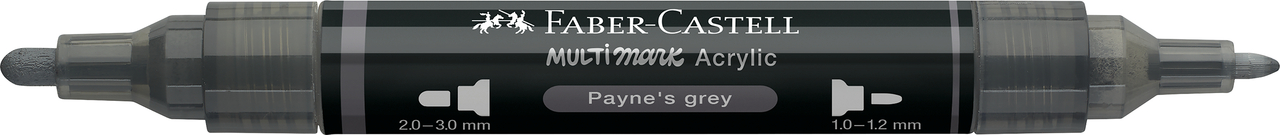 Marker acrilic multimark cul. 181 gri payne faber-castell [1]
