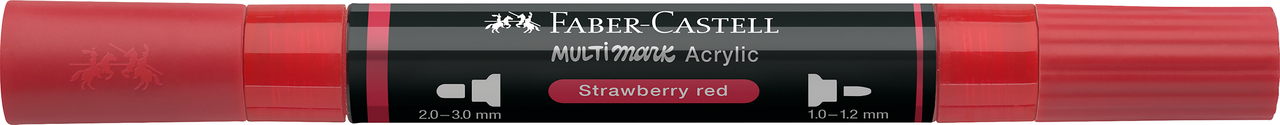 Marker acrilic multimark cul. 219 rosu capsuna faber-castell [2]