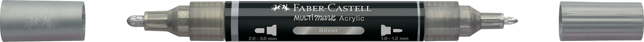 Marker acrilic multimark cul. 251 argintiu faber-castell [2]