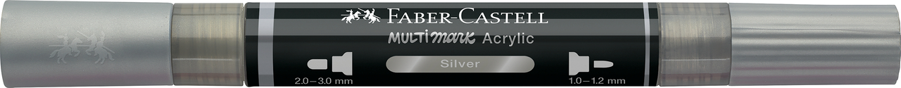 Marker acrilic multimark cul. 251 argintiu faber-castell [3]