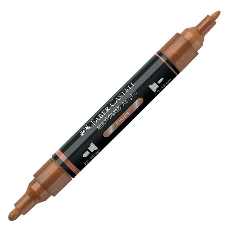 Art & Craft si Artizanat - Marker acrilic multimark cul. 252 cupru faber-castell