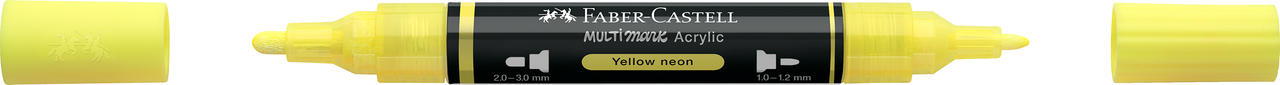 Marker acrilic multimark cul. 256 galben neon faber-castell [2]