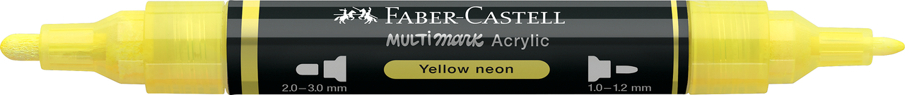 Marker acrilic multimark cul. 256 galben neon faber-castell [1]