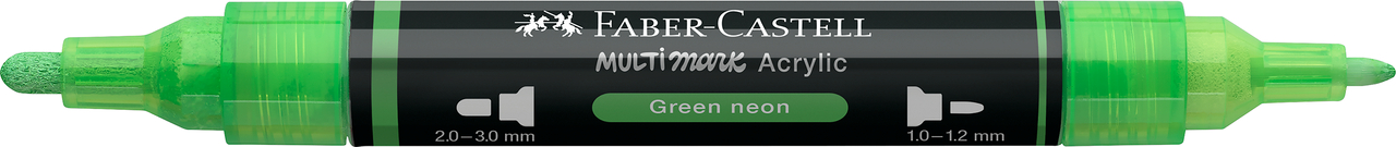 Marker acrilic multimark cul. 257 verde neon faber-castell [1]