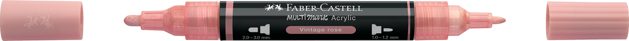 Marker acrilic multimark cul. 304 roz vintage faber-castell [3]