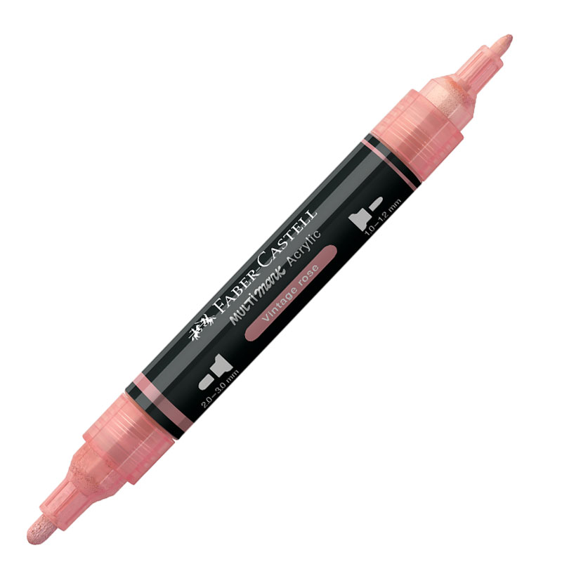 Art & Craft si Artizanat - Marker acrilic multimark cul. 304 roz vintage faber-castell