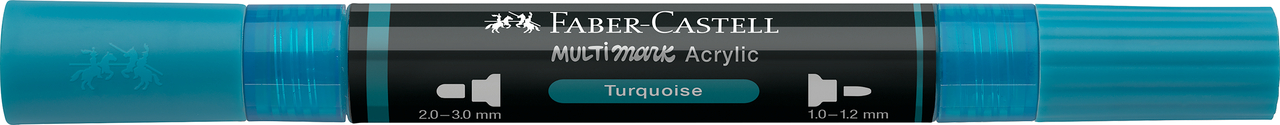 Marker acrilic multimark cul. 313 turcoaz faber-castell [3]