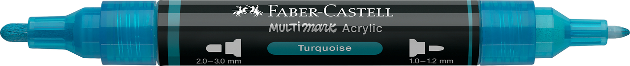 Marker acrilic multimark cul. 313 turcoaz faber-castell [1]