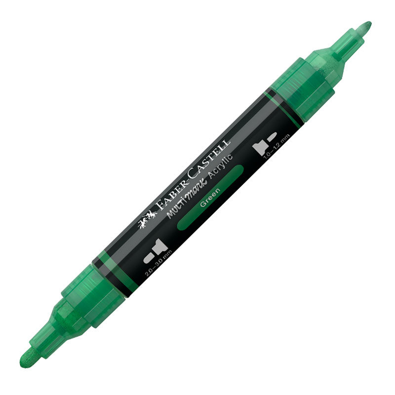 Art & Craft si Artizanat - Marker acrilic multimark cul. 316 verde faber-castell