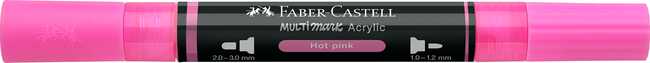 Marker acrilic multimark cul. 329 roz aprins faber-castell [3]