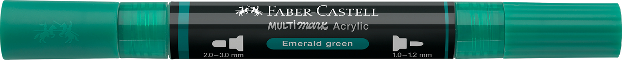Marker acrilic multimark cul. 358 verde smarald faber-castell [3]