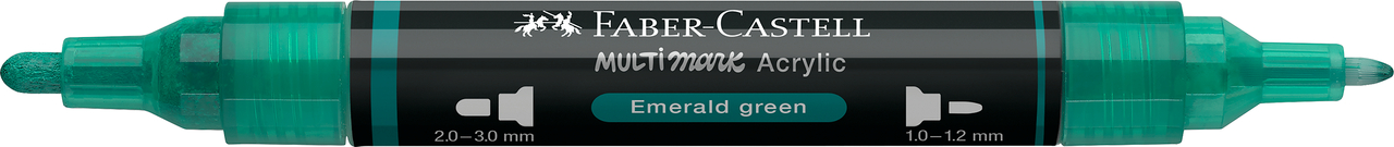 Marker acrilic multimark cul. 358 verde smarald faber-castell [1]