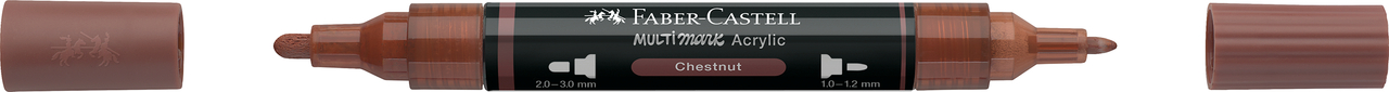 Marker acrilic multimark cul. 378 maro nuca faber-castell [2]