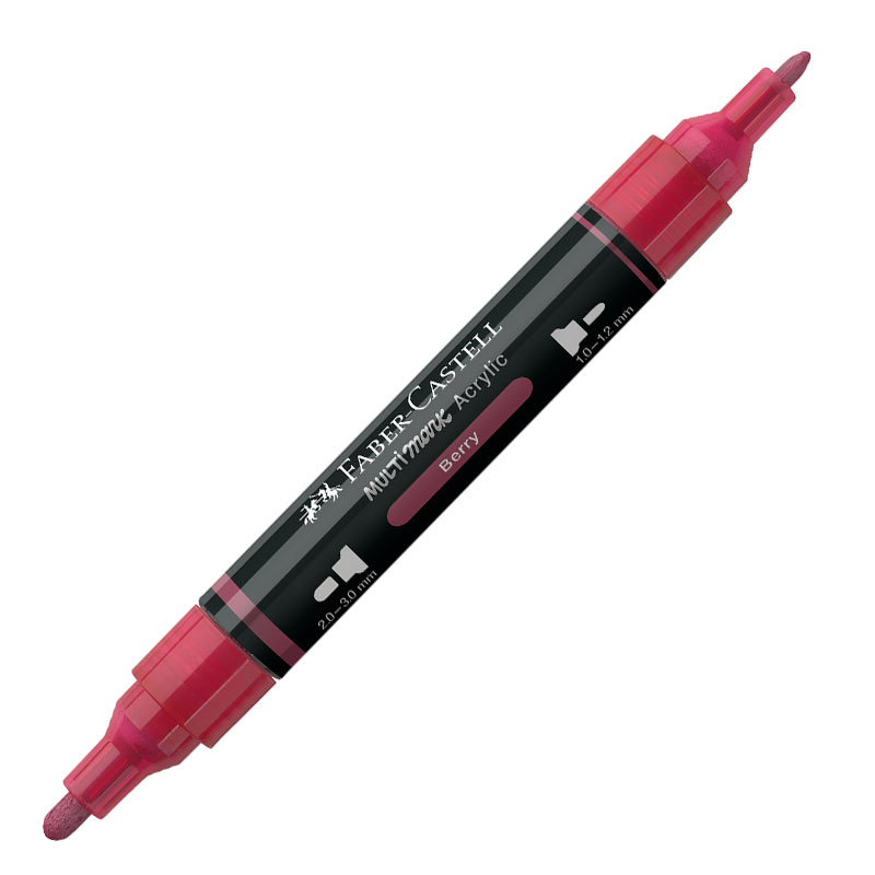 Art & Craft si Artizanat - Marker acrilic multimark cul. 433 zmeura faber-castell