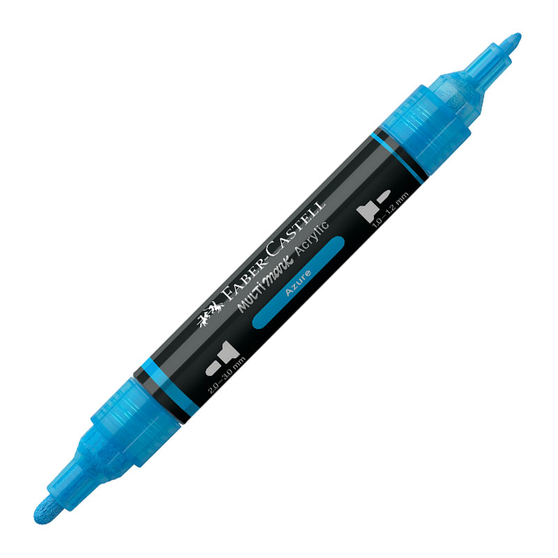 Art & Craft si Artizanat - Marker acrilic multimark cul. 448 albastru azure faber-castell
