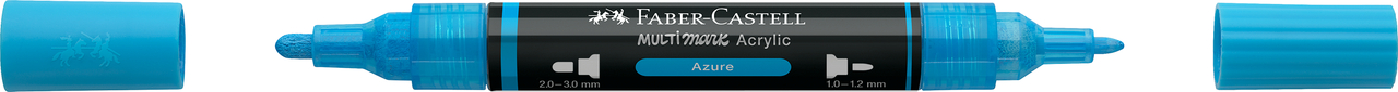 Marker acrilic multimark cul. 448 albastru azure faber-castell [2]