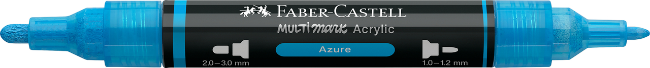 Marker acrilic multimark cul. 448 albastru azure faber-castell [1]