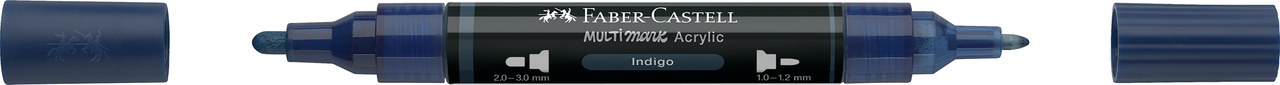 Marker acrilic multimark cul. 450 indigo faber-castell [2]