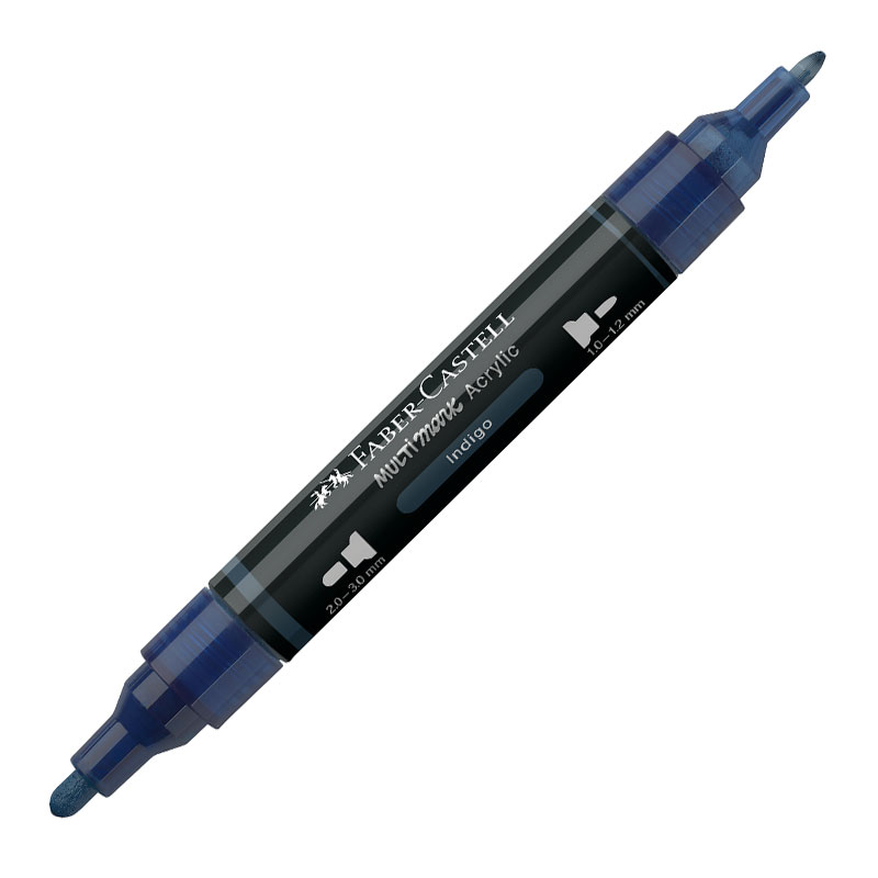 Art & Craft si Artizanat - Marker acrilic multimark cul. 450 indigo faber-castell