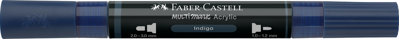 Marker acrilic multimark cul. 450 indigo faber-castell [3]