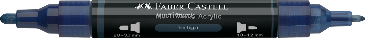 Marker acrilic multimark cul. 450 indigo faber-castell [1]