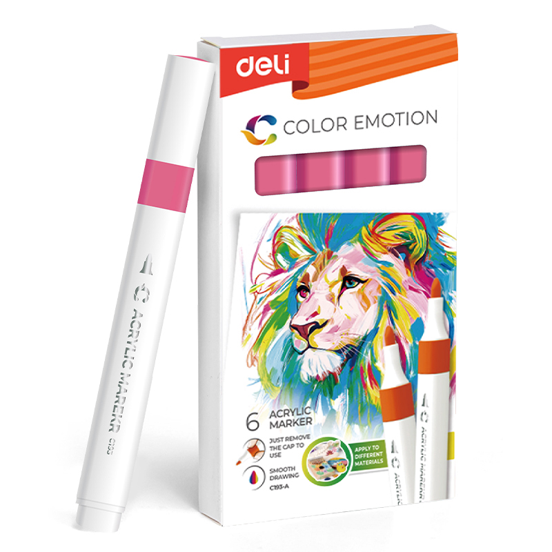Art & Craft si Artizanat - Marker acrilic rose color emotion deli