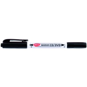 Birotică și Papetărie - Marker cd/dvd doua capete daco negru mk301 12 buc
