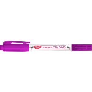 Birotică și Papetărie - Marker cd/dvd doua capete daco roz mk301 12 buc