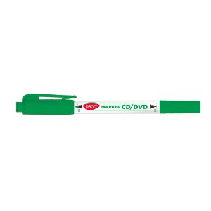 Birotică și Papetărie - Marker cd/dvd doua capete daco verde mk301 12 buc