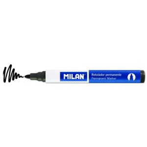 Birotică și Papetărie - Marker permanent milan varf rotund negru 16429122 12 buc