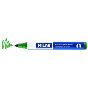 Birotică și Papetărie - Marker permanent milan varf rotund verde 16429124 12 buc