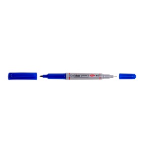 Birotică și Papetărie - Marker permanent slim daco albastru mk131a 12 buc