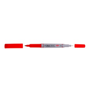 Birotică și Papetărie - Marker permanent slim daco rosu mk131r 12 buc