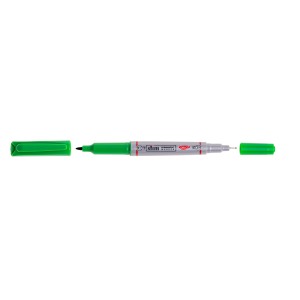 Birotică și Papetărie - Marker permanent slim daco verde mk131v 12 buc