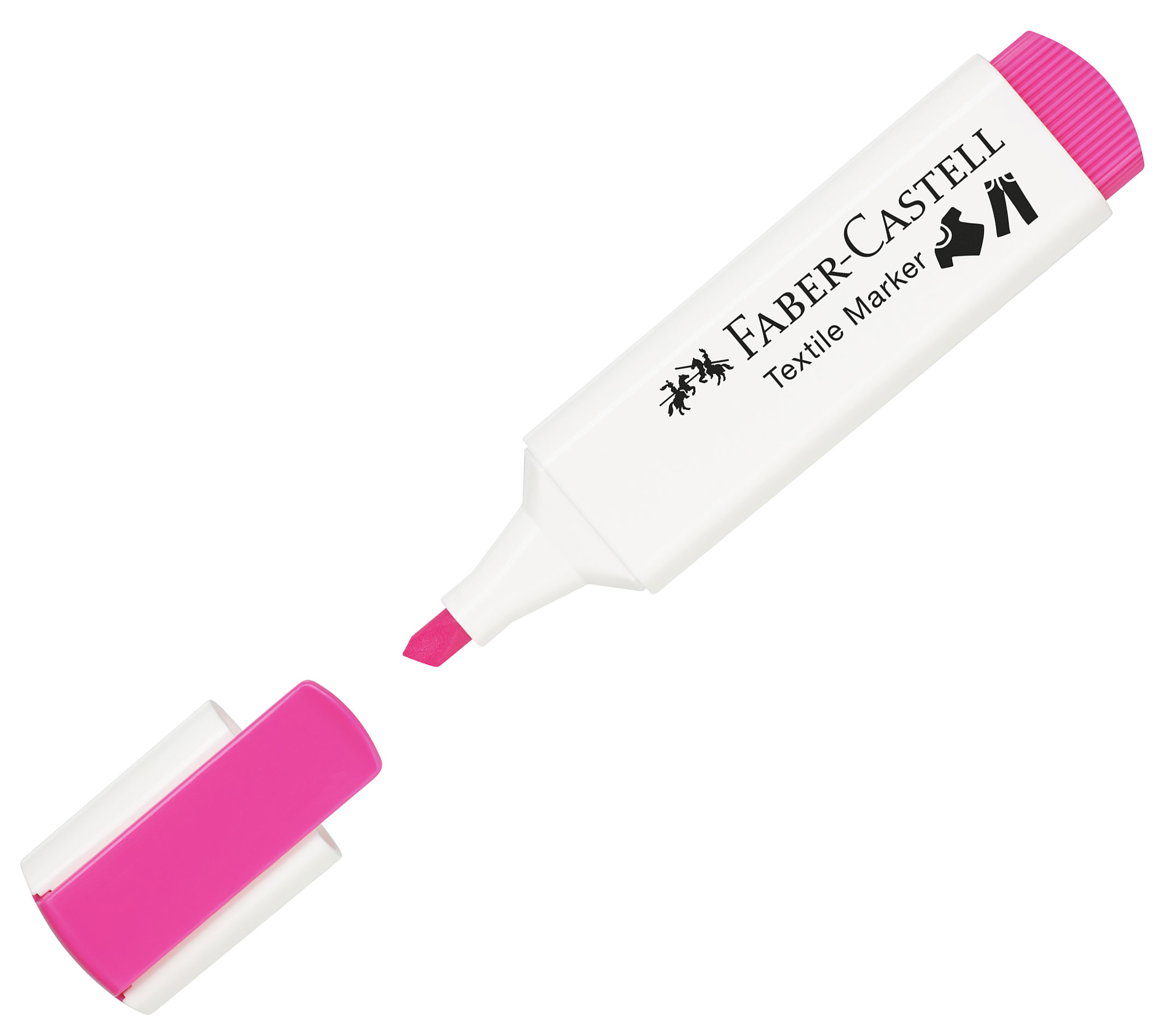 Marker textil roz neon faber-castell [1]