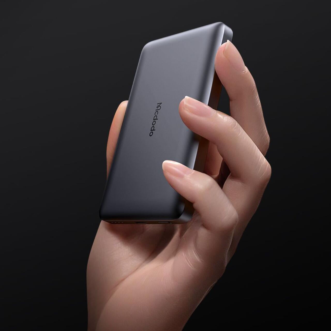 Mcdodo Acumulator Extern 10000mAh Meta Series Ultra-Thin Design, 20W, Negru [10]