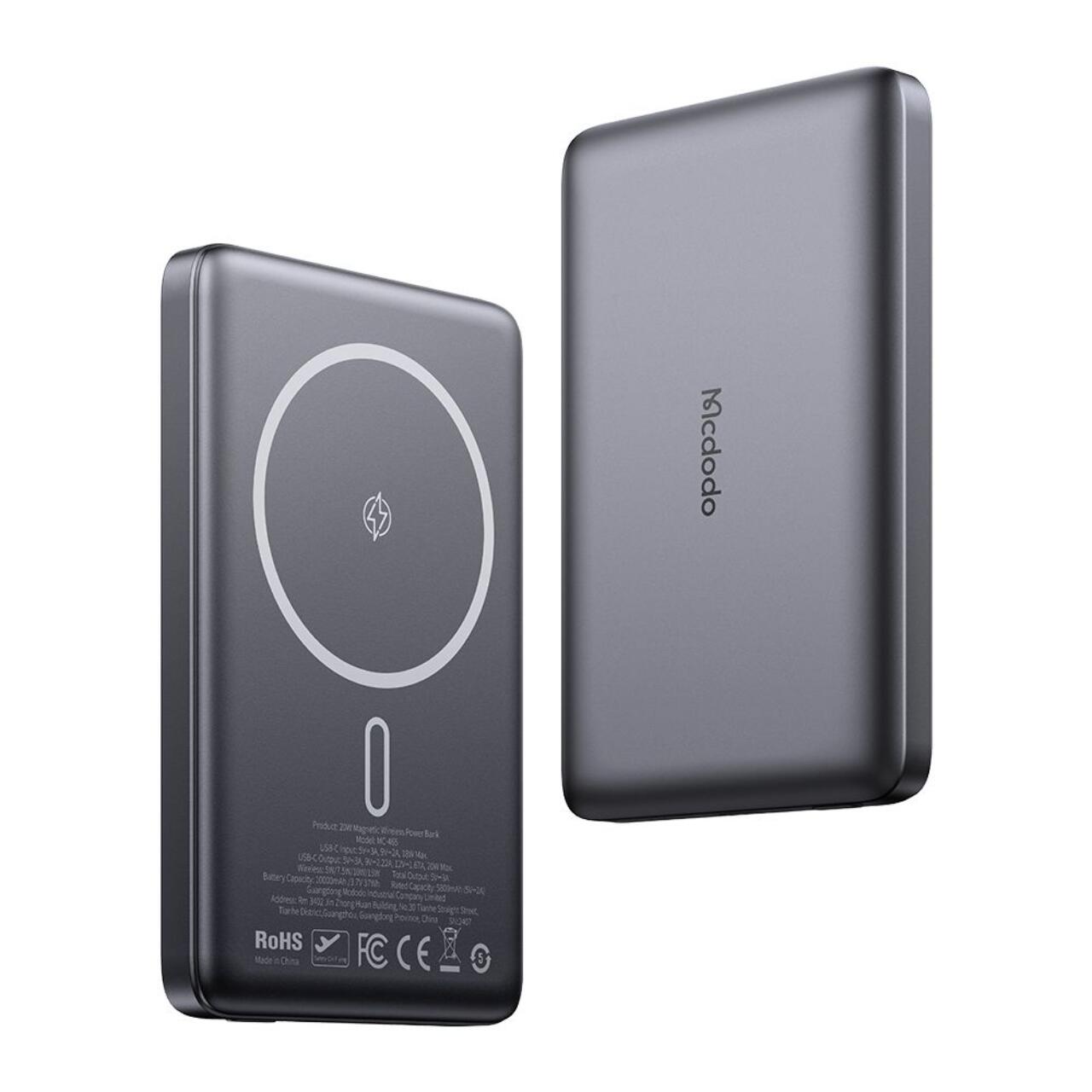 Mcdodo Acumulator Extern 10000mAh Meta Series Ultra-Thin Design, 20W, Negru [1]