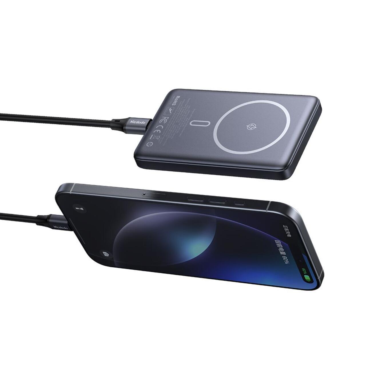 Mcdodo Acumulator Extern 10000mAh Meta Series Ultra-Thin Design, 20W, Negru [2]