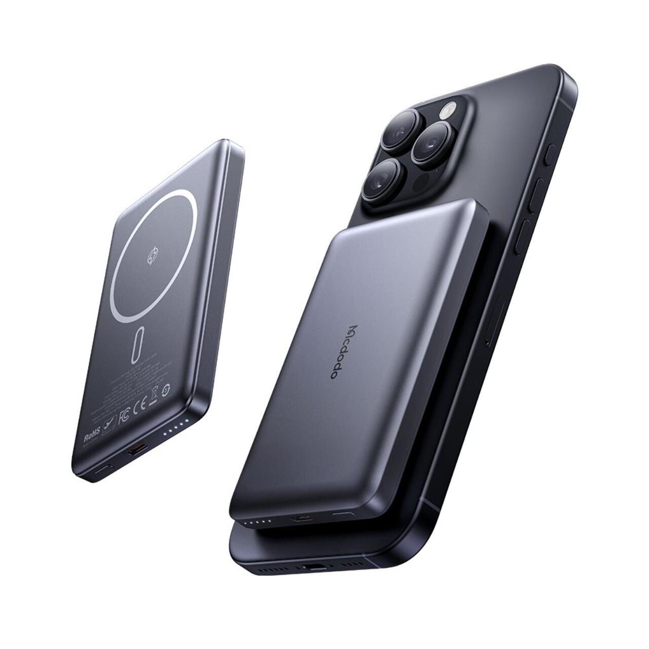 Mcdodo Acumulator Extern 10000mAh Meta Series Ultra-Thin Design, 20W, Negru [4]