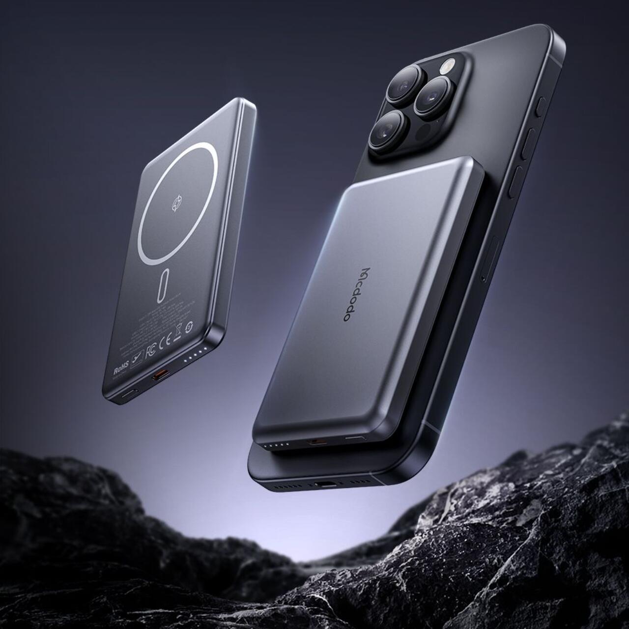 Mcdodo Acumulator Extern 5000mAh Meta Series Ultra-Thin Design, 20W, Negru [9]