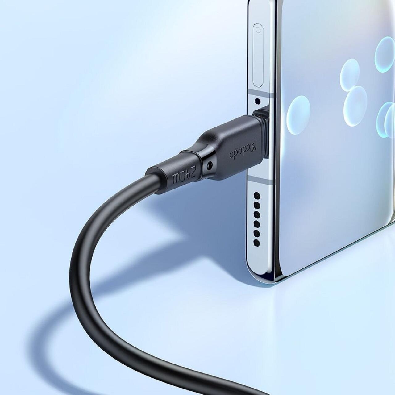 Mcdodo Cablu Type-C la Type-C 240W, Fast Charging, 5A, 1.2m, Negru [5]