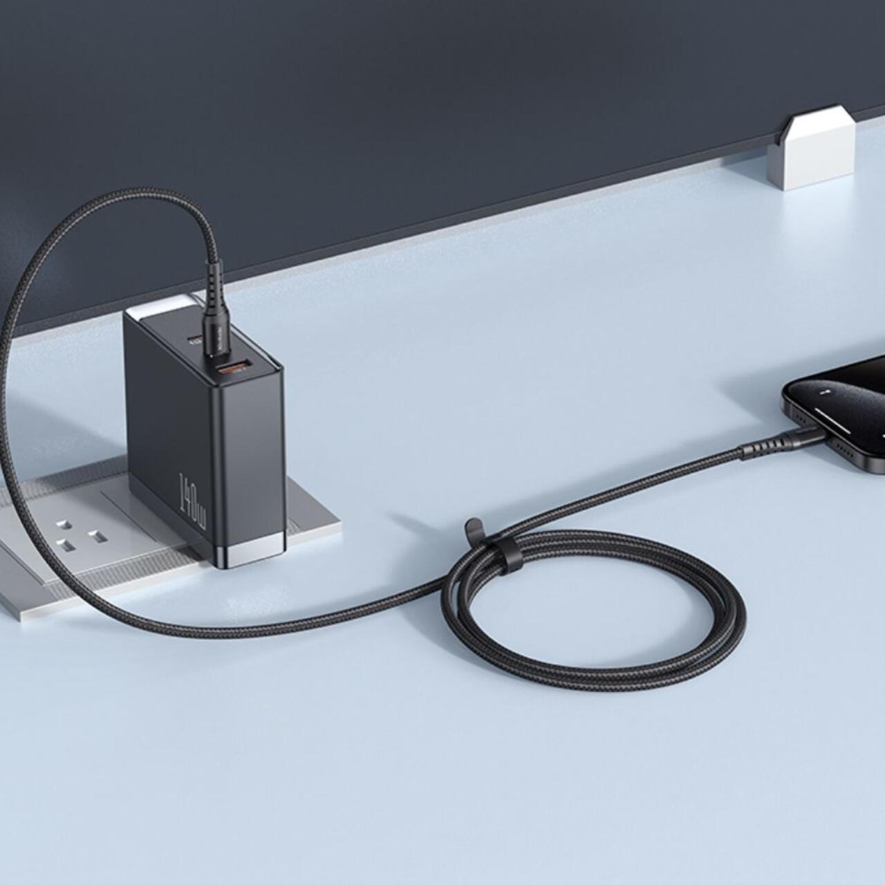 Mcdodo Cablu Type-C la Type-C Fast Charging PD 60W, 1m, Negru [4]