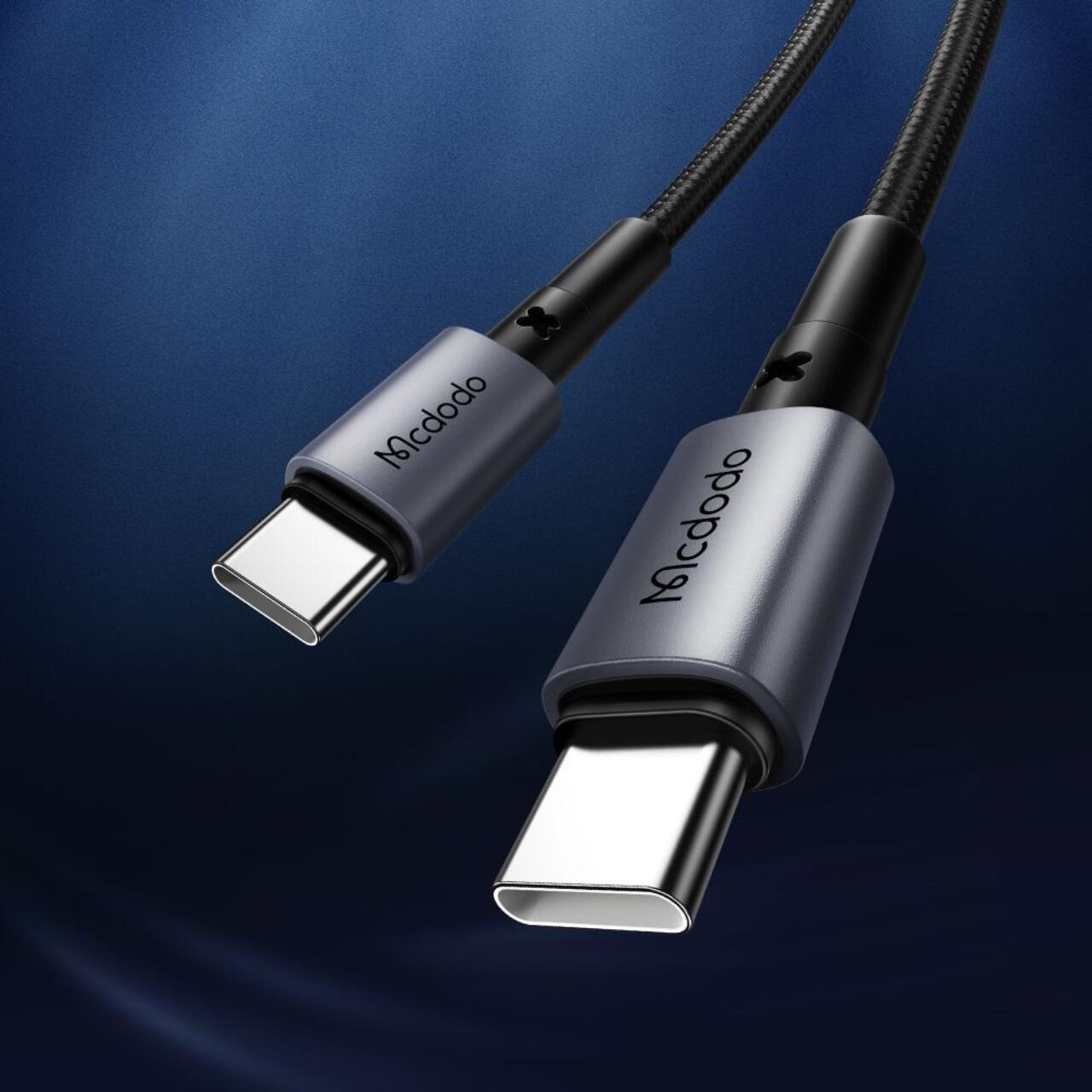 Mcdodo Cablu Type-C la Type-C Fast Charging PD 65W, 3.25A, 1m, Negru [2]