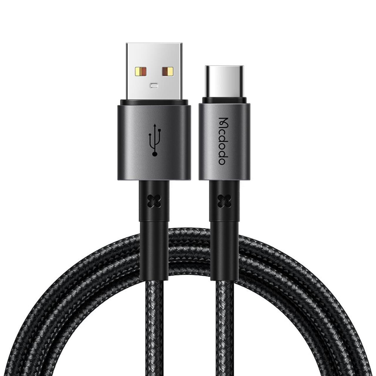 Laptop, Tablete & Telefoane - Mcdodo Cablu USB-A la Type-C 100W, PD Fast Charging, 3A, 1.2m, Negru