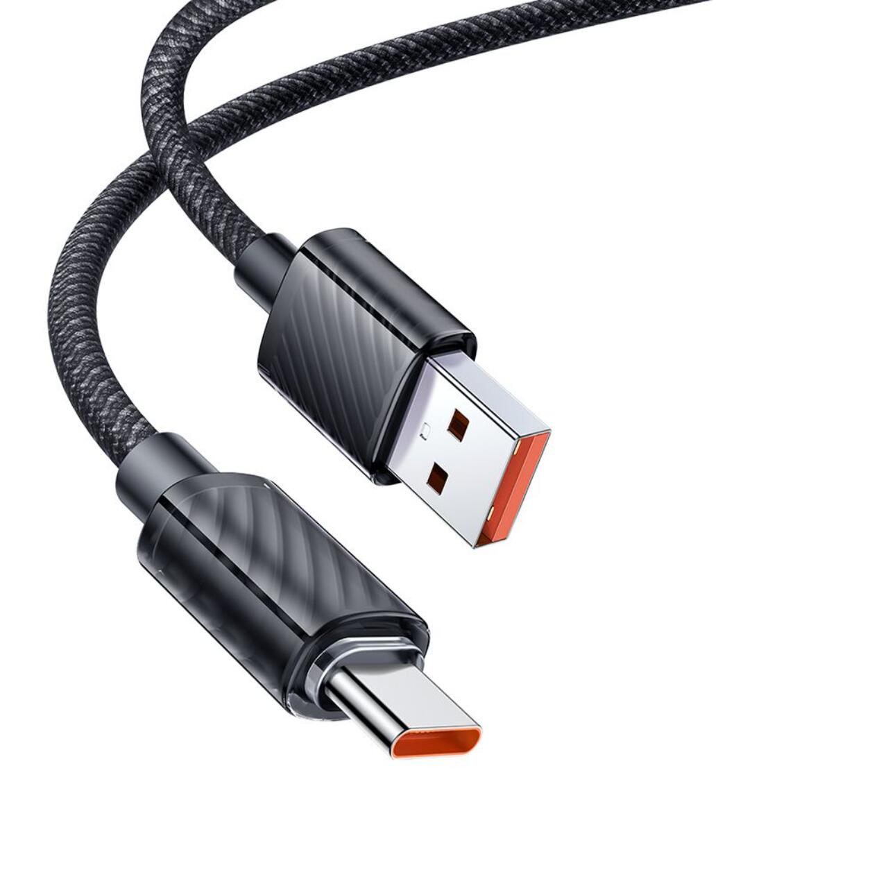 Mcdodo Cablu USB-A la Type-C Fast Charging, 100W, 1.2m, Negru [2]